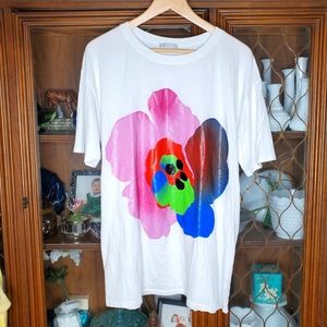 Zara Watercolor Flower T-shirt